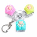 ŚWIECĄCY KLIKACZ ANTYSTRESOWY ŁAPKI BRELOK FIDGET KLIKER 1 SZT LED