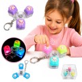ŚWIECĄCY KLIKACZ ANTYSTRESOWY ŁAPKI BRELOK FIDGET KLIKER 1 SZT LED