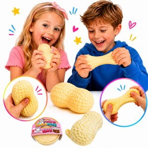 GNIOTEK ANTYSTRESOWY ORZESZEK SQUISHY DO ŚCISKANIA RELAKSACYJNY 