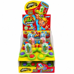 JOHNY BEE POPIT SPINNER LIZAKI OWOCOWE (15G) 12 SZT