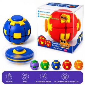 GNIOTEK ANTYSTRESOWY 3D PIŁKA TRANSFORMUJĄCA