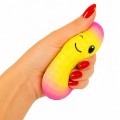 GNIOTEK ANTYSTRESOWY ORZESZEK TĘCZOWY SQUISHY DO ŚCISKANIA RELAKSACYJNY 11 CM