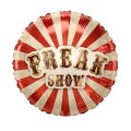 BALON FOLIOWY 18" HALLOWEEN FREAK SHOW CIRKUS 45CM