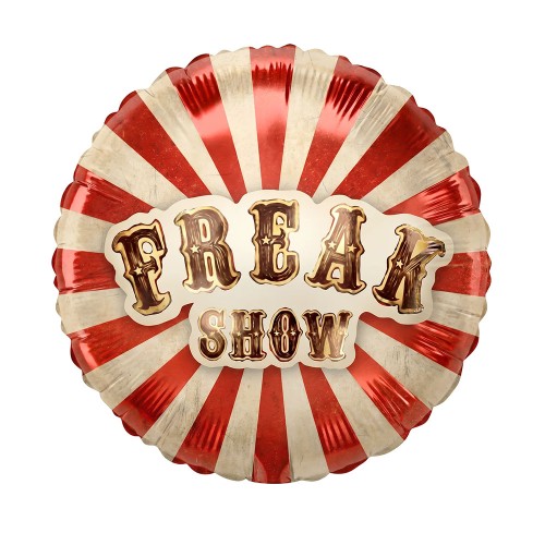 BALON FOLIOWY 18" HALLOWEEN FREAK SHOW CIRKUS 45CM