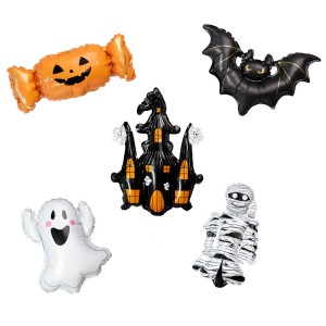 BALONY FOLIOWE HALLOWEEN SPOOKY FRIENDS CZACHA 5 SZT