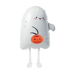 BALON FOLIOWY STOJĄCY DUSZEK HALLOWEEN SPOOKY FRIENDS 80 CM