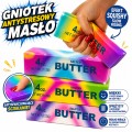 PACHNĄCY GNIOTEK ANTYSTRESOWY MASŁO SQUISHY MIĘKKA ZABAWKA SENSORYCZNA TĘCZOWE 13CM
