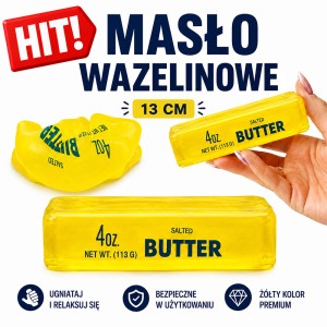 GNIOTEK WAZELINOWY MASŁO BUTTER SENSORYCZNY SQUISHY VASELINE 13 CM