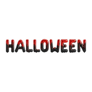 BALONY FOLIOWE 40CM NAPIS HALLOWEEN BLOODY NIGHT  KREW 