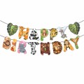 BANNER GIRLANDA ZWIERZĄTKA ZOO SAFARII
