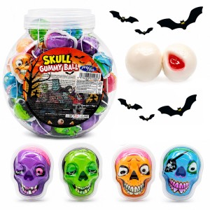 SKULL GUMMY ŻELKI OWOCOWE CZASZKA CZACHA HALLOWEEN (10G) 50 SZT
