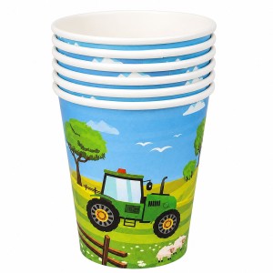 KUBECZKI PAPIEROWE WIEŚ FARMA 250 ML , 6 SZT