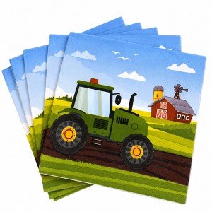 SERWETKI PAPIEROWE WIEŚ FARMA  33X33 CM, 12 SZT
