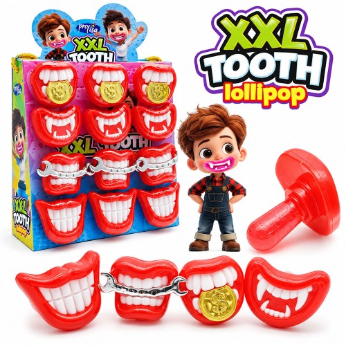 XXL TOOTH LIZAK SMOCZEK Z USTAMI USTA (12G) 12 SZT