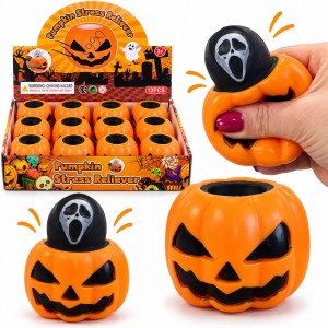 GNIOTEK DYNIA WYSKAKUJĄCA CZACHA Z DYNI NA HALLOWEEN 12SZT
