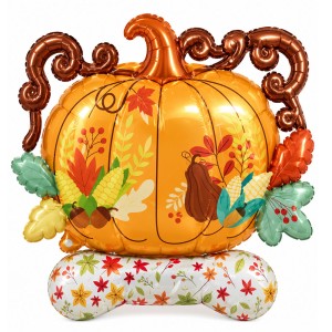 BALON FOLIOWY STOJĄCY 20" JESIENNA DYNIA HALLOWEEN 