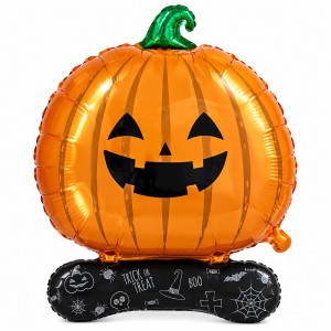 BALON FOLIOWY STOJĄCY 20"  DYNIA UŚMIECHNIĘTA HALLOWEEN 