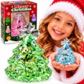GNIOTEK ANTYSTRESOWY CHOINKA Z BROKATEM 7 CM ŚWIĄTECZNY SQUISHY PREZENT MIKOŁAJKI