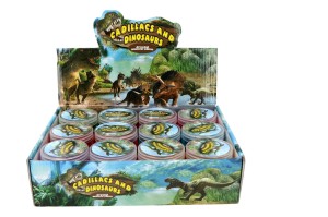GLUTEK SLIME W SŁOICZKU Z DINOZAURAMI 12SZT