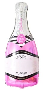 BALON 24" RÓŻOWY SZAMPAN