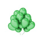 BALONY LATEKSOWE ZIELONE 100SZT DZIEŃ ŚW.PATRYKA