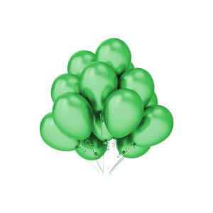 BALONY LATEKSOWE ZIELONE 100SZT DZIEŃ ŚW.PATRYKA
