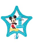 BALON AMERYKAŃSKI DISNEY GWIAZDKA MIKI 1 URODZINY 48cm