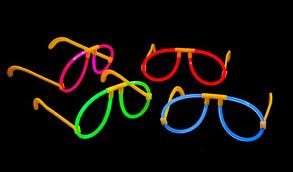 OKULARY ŚWIECĄCE ŚWIATŁO CHEMICZNE