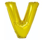 BALON 100CM LITERKA ZŁOTA V