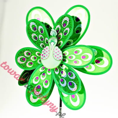 Wiatrak ogrodowy paw