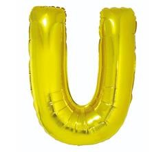 Balon literka metrowa złota U