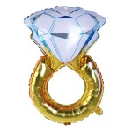 BALON FOLIOWY DIAMENT KRYSZTAŁ 48x73cm