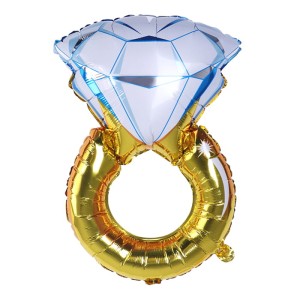 BALON FOLIOWY DIAMENT KRYSZTAŁ 48x73cm