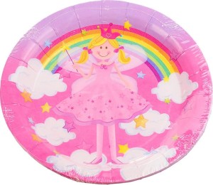 TALERZYKI PAPIEROWE WRÓŻKA 18CM 6SZT