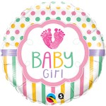 BALON 18" BABY GIRL STÓPKI