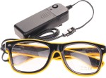 OKULARY LED ŚWIECĄCE ŻÓŁTE