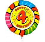 BALON 18" GRABO HAPPY CYFRA 4