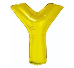BALON 100CM LITERKA ZŁOTA Y