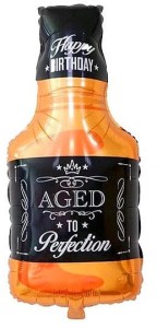 BALON 24" BUTELKA WHISKY AGED TO PERFECTION DZIEŃ ŚW.PATRYKA