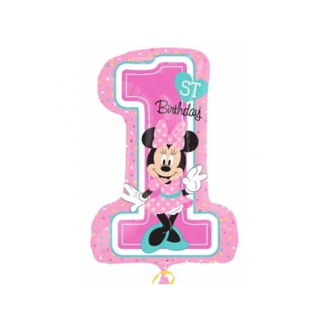 Balon na hel lub powietrze amerykański Disney "1"urodziny