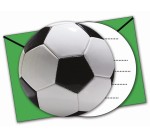ZAPROSZENIA NA IMPREZĘ FOOTBALL PIŁKA NOŻNA PARTY 6SZT