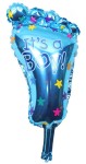 BALON 14" STOPA NIEBIESKA