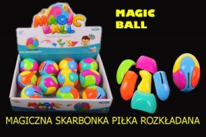 PIŁKA SKARBONKA ROZKŁADANA MAGIC BALL