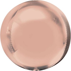 BALON 24" KULA RÓŻOWE ZŁOTO 60CM