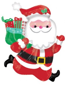 BALON 22" MIKOŁAJ Z WORKIEM NEW