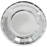 TALERZYKI PAPIEROWE SREBRNE 17,5CM,6SZT