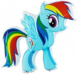 BALON GRABO 24" RAINBOW DASH KONIK PONY UNICORN