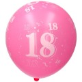 balon 18 różowy