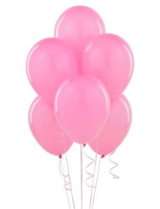 BALONY LATEKSOWE 100SZT 23CM C1A RÓŻOWE