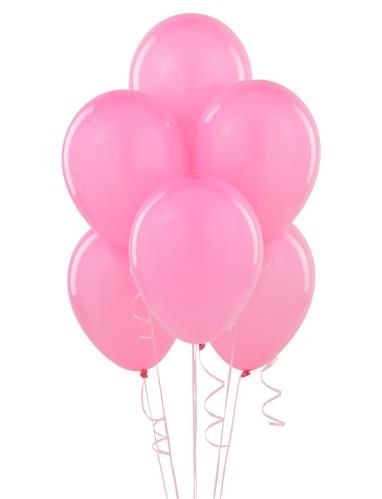 balony lateksowe różowe